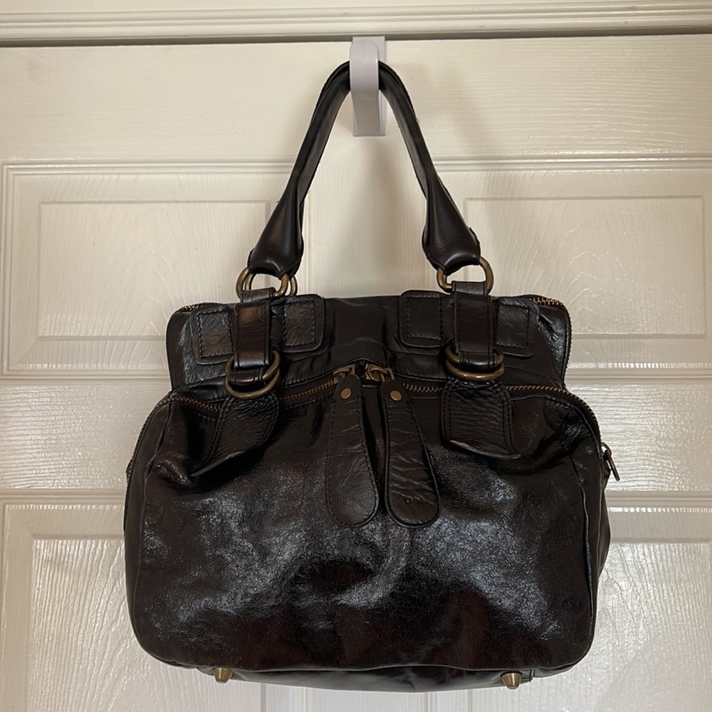 Chloe Black Quilted Leather Tote - Picture 7 of 13